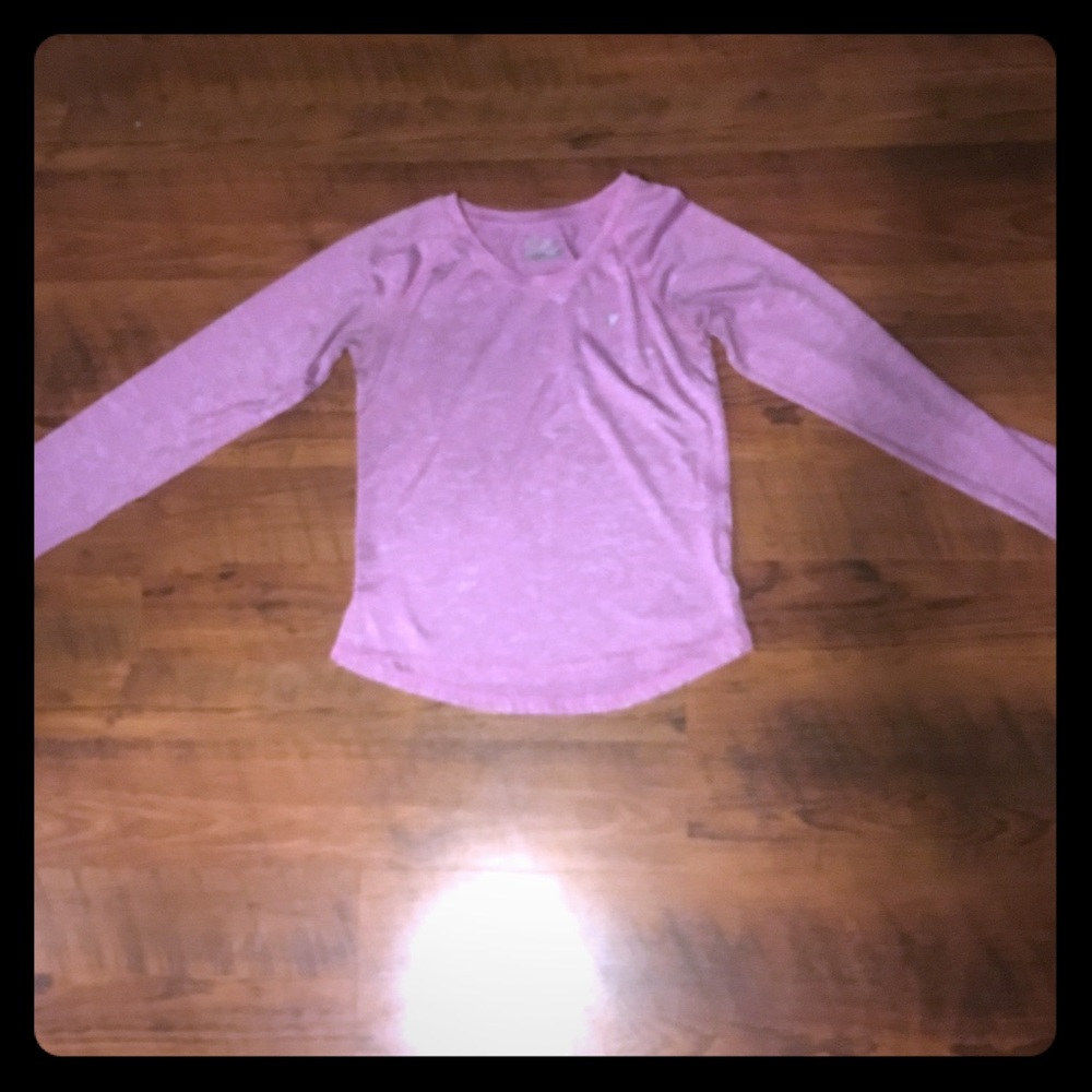 Long sleeve workout shirt for kids